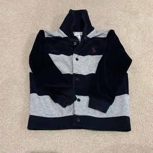 Ralph Lauren little boy, size 24 month, gray and navy sweater